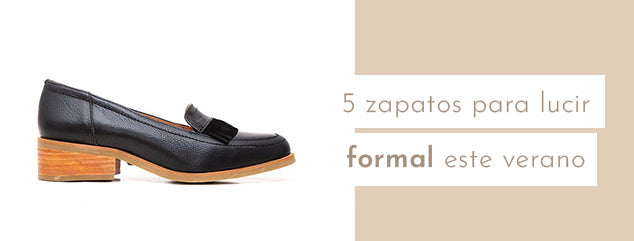 5 zapatos para lucir formal este verano