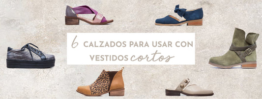 6 calzados para usar con vestidos cortos