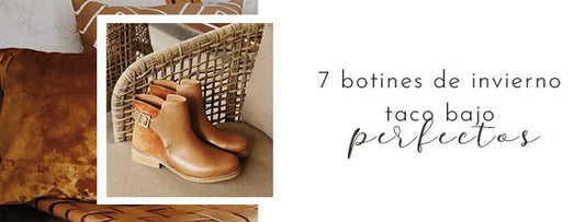 7 botines de invierno taco bajo perfectos para usar