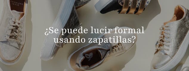 Se puede lucir formal usando zapatillas Giani Dafirenze