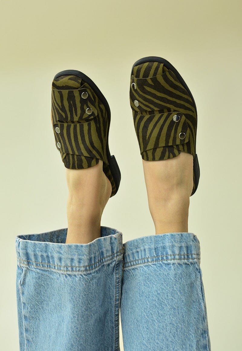 Babucha Mujer / Abaka Verde BABUCHAS Giani Dafirenze