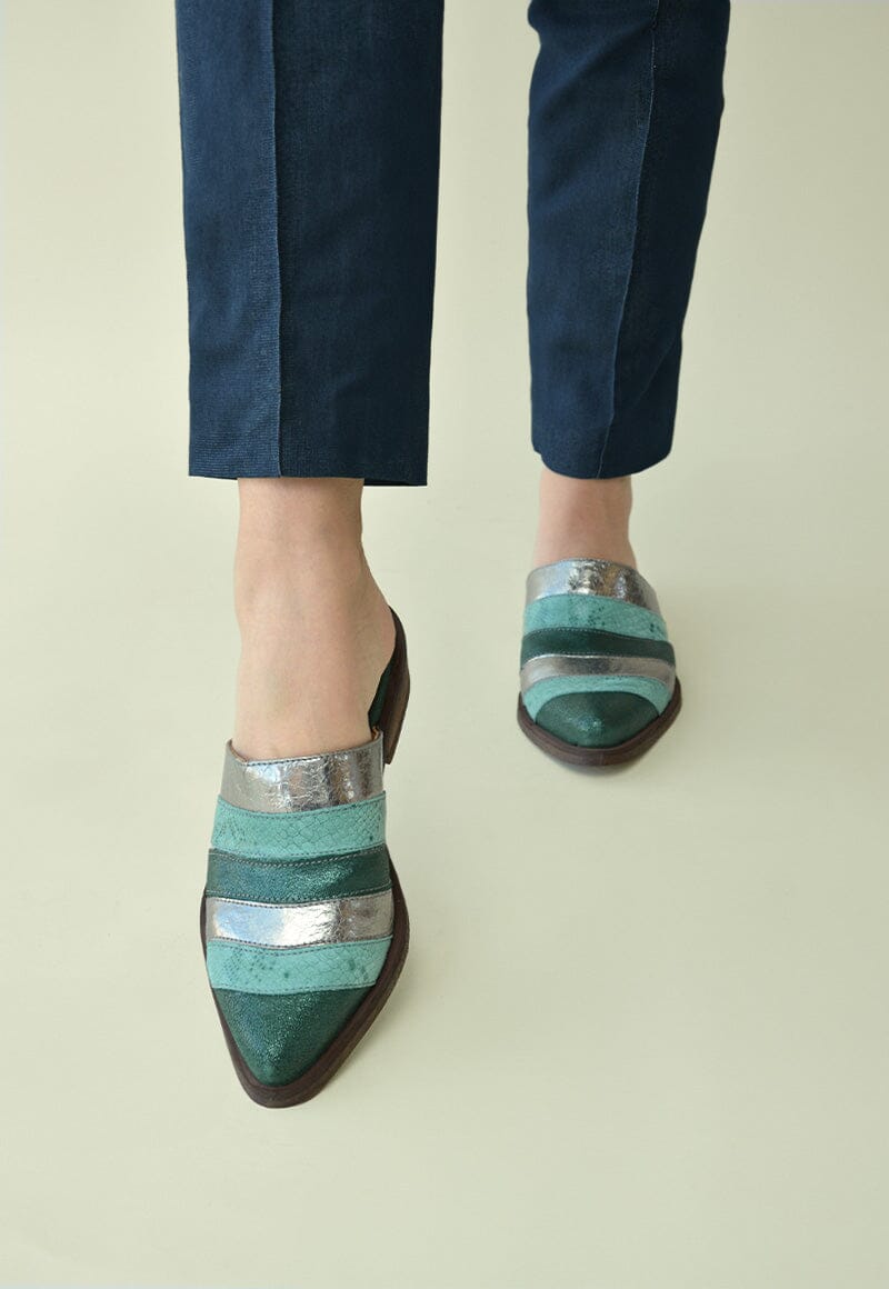 Babucha Mujer / Balos Menta BABUCHAS Giani Dafirenze