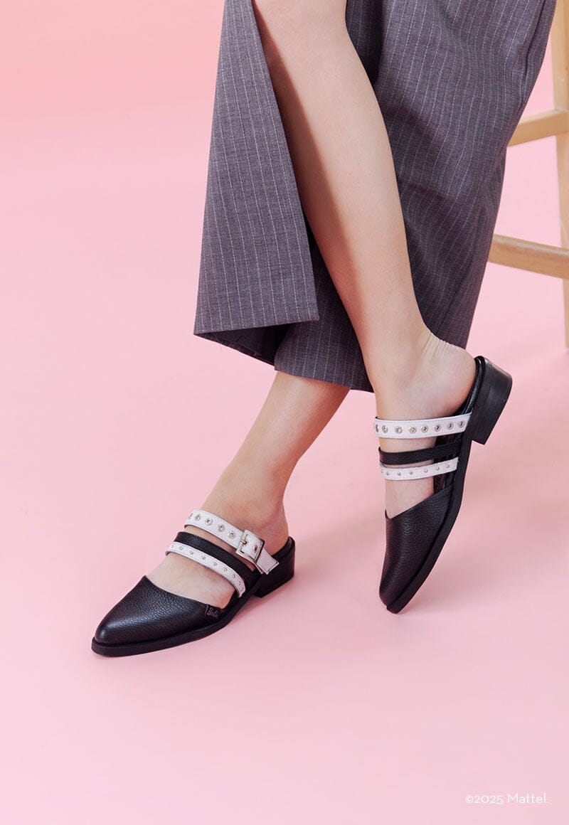 Babucha Mujer / Dottie Negro Blanco BABUCHAS Giani Dafirenze