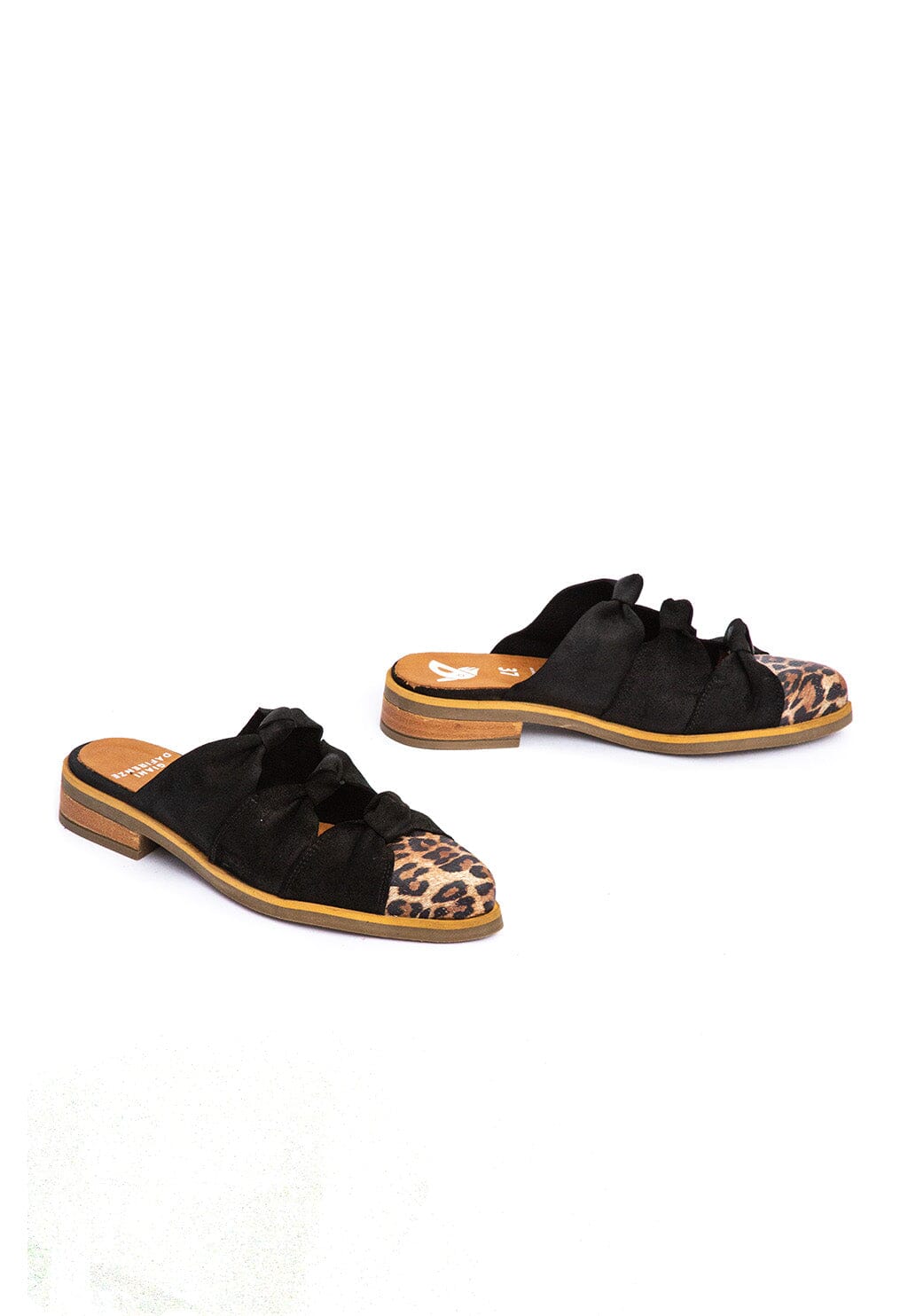 Babucha Mujer / Kiwi Negro Print BABUCHAS Giani Dafirenze