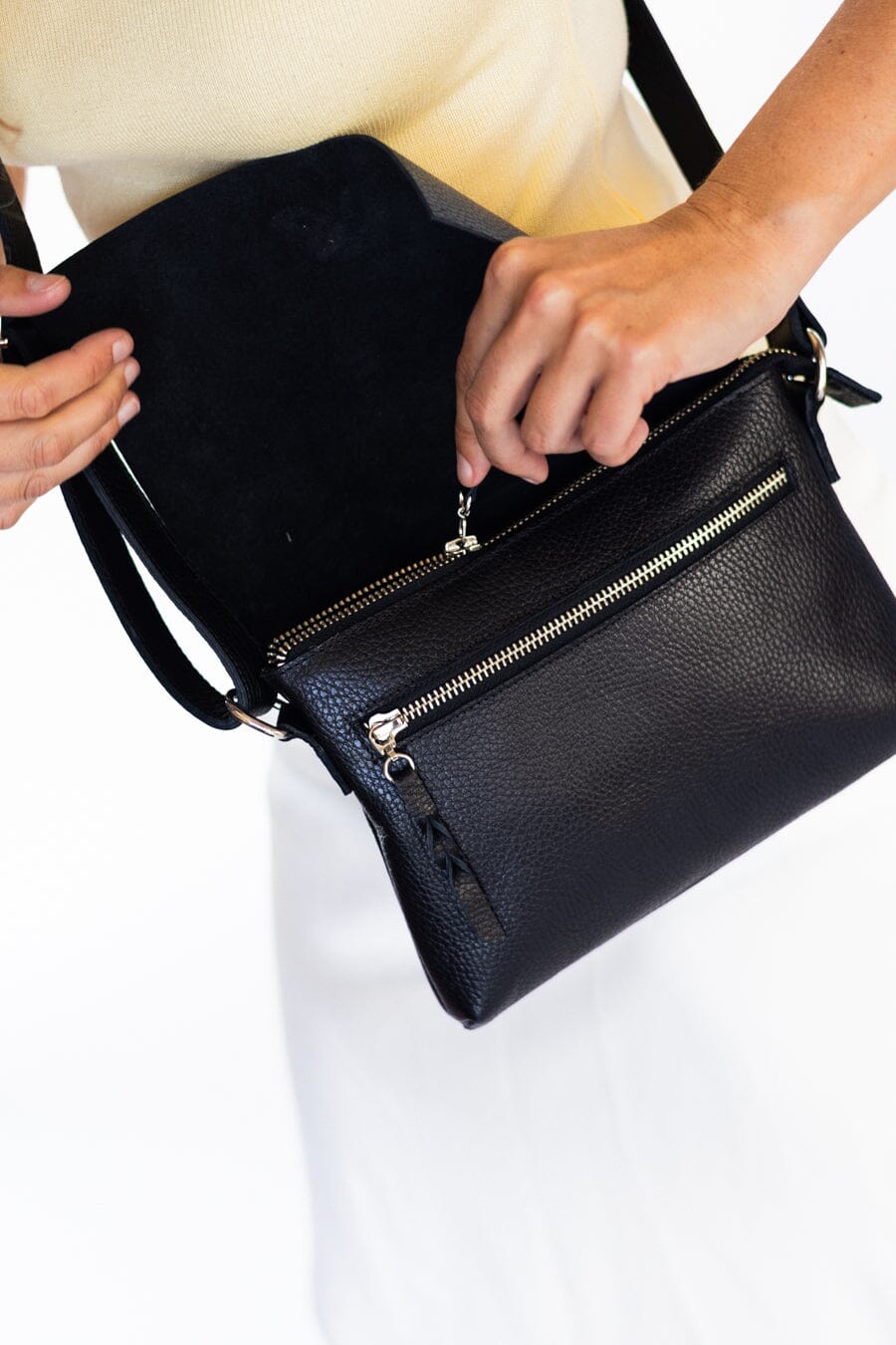 Bandolera Mujer / Thea Negro BANDOLERA Giani Dafirenze