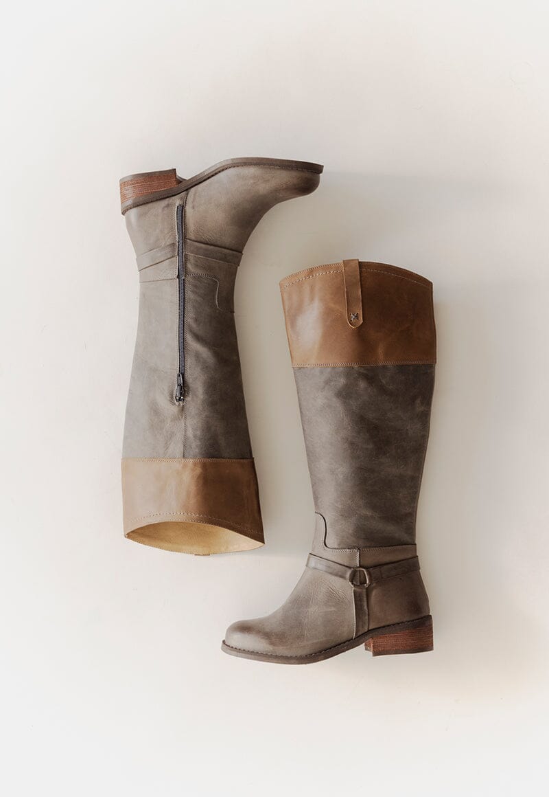 Bota Mujer / Blanca Gris Taupe BOTAS Giani Dafirenze