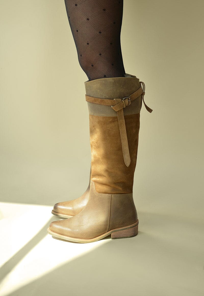 Bota Mujer / Sonia Taupe Beige BOTAS Giani Dafirenze 