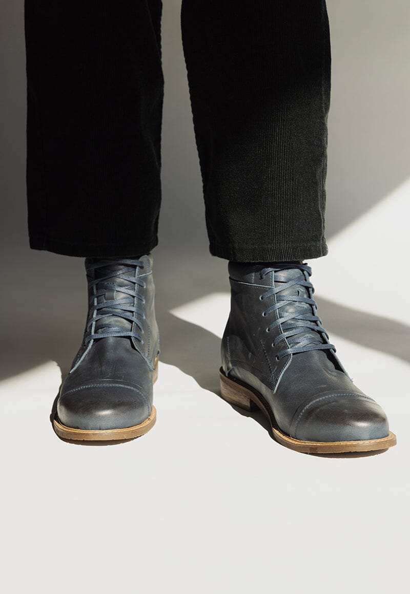 Botin Hombre / Elias Azul Botines Dafirenze