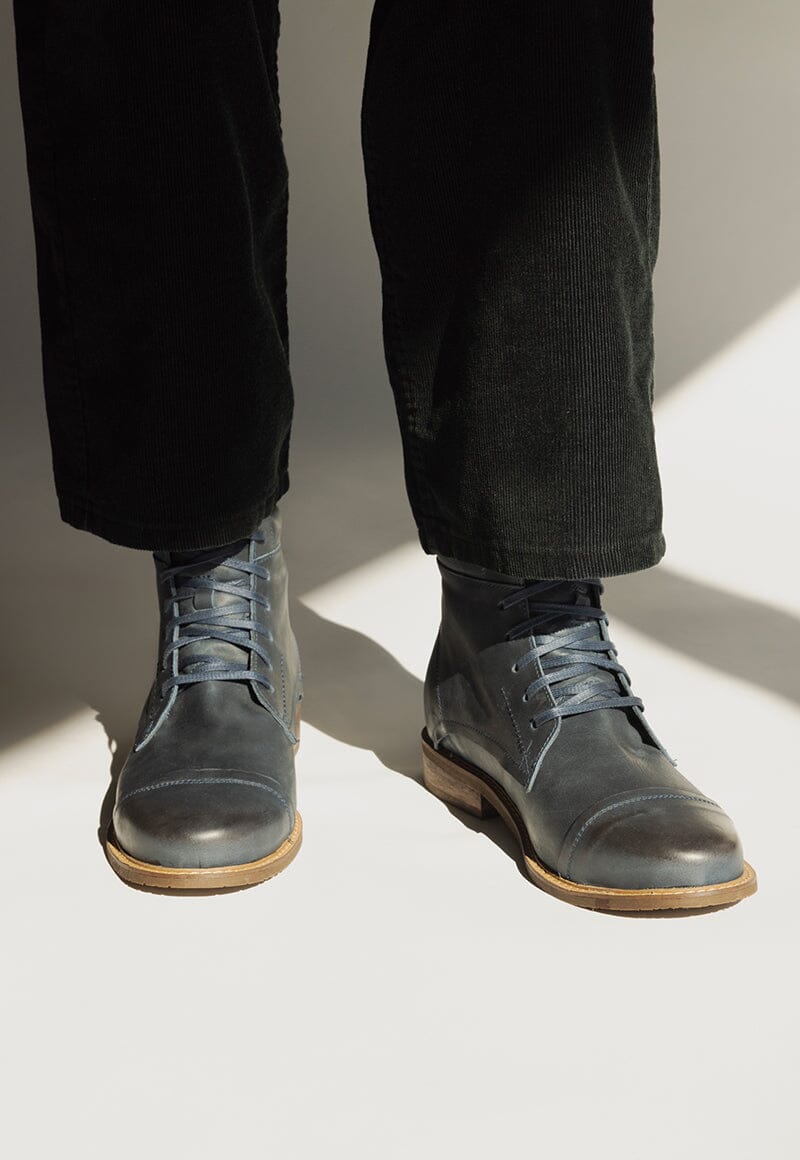 Botin Hombre / Elias Azul Botines Dafirenze