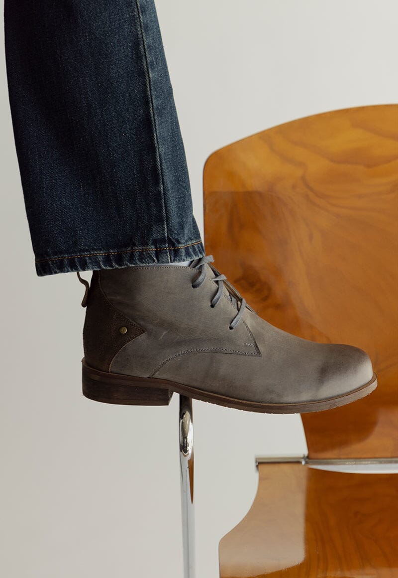 Botin Hombre / Escuti Gris Botines Dafirenze