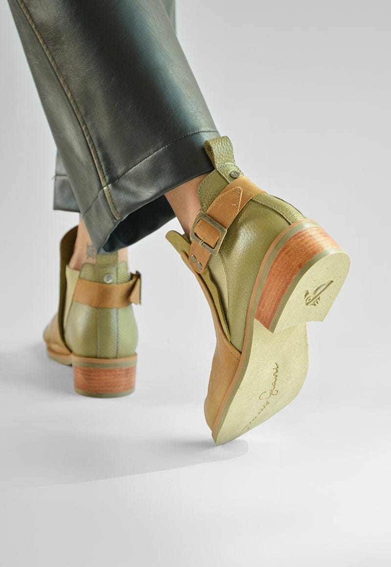Botin Mujer / Angu Camel Verde BOTINES Giani Dafirenze