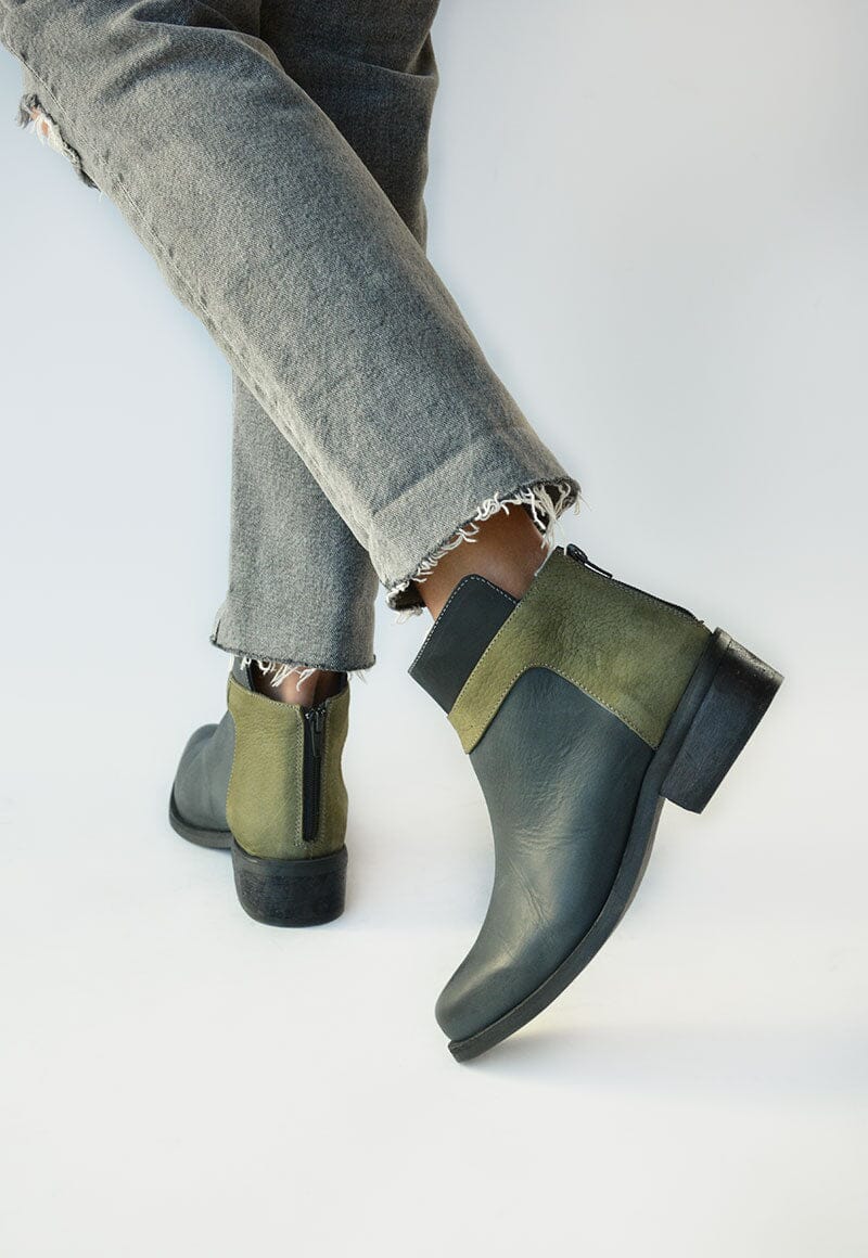 Botin Mujer / Antonieta Negro Verde BOTINES Giani Dafirenze