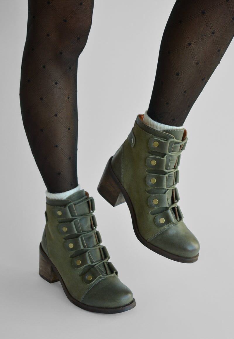 Botin Mujer / Ati Verde BOTINES Giani Dafirenze
