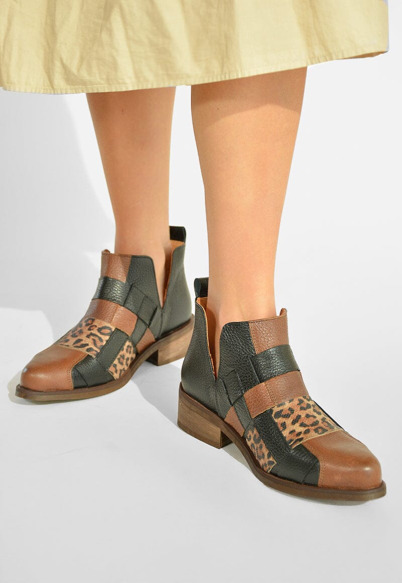 Botin Mujer / Baia Print Negro BOTINES Giani Dafirenze