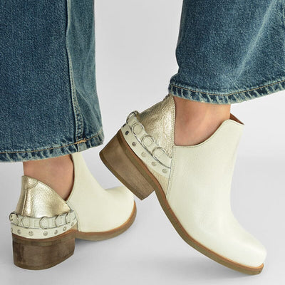 Botin Mujer / Cala Beige Niquel