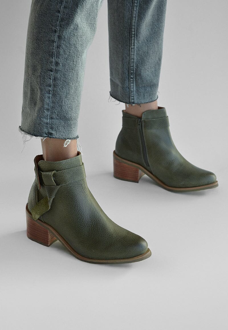 Botines Verdes Botines De Segunda Mano Botines Verde Militar De