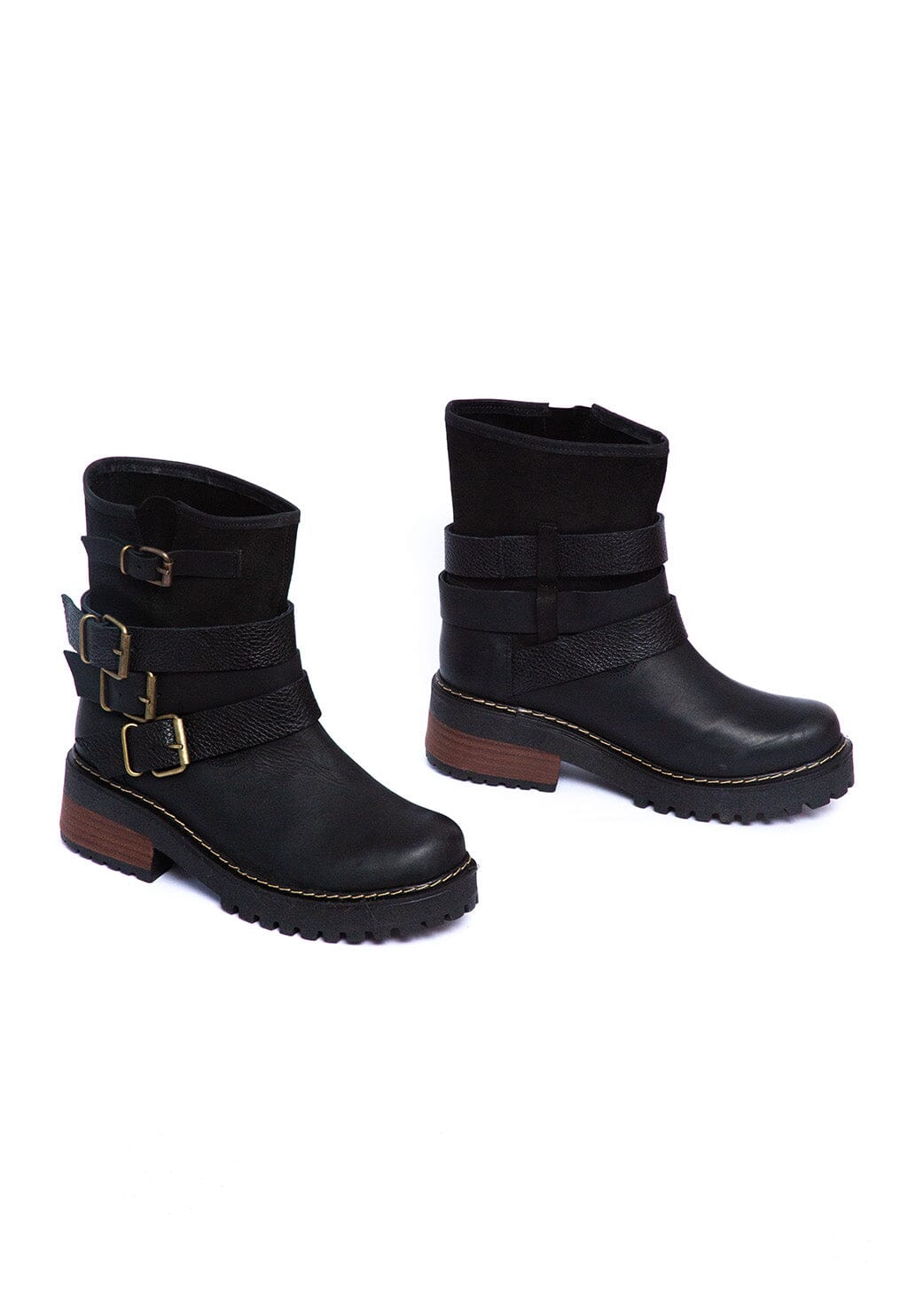 Botin Mujer / Hurco Negro BOTAS Giani Dafirenze