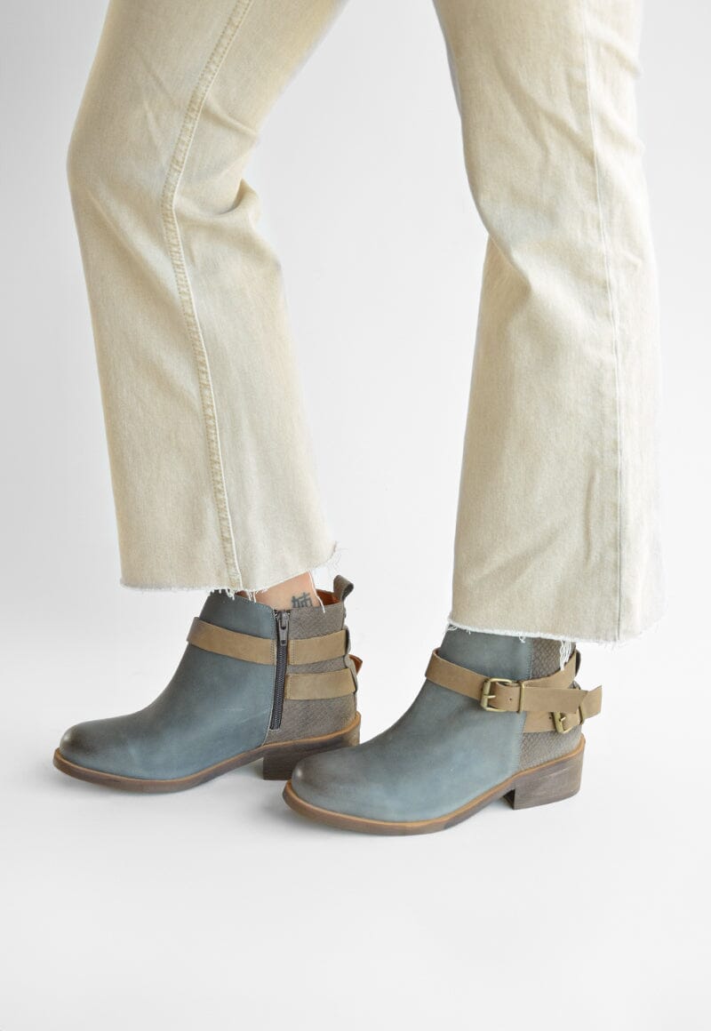 Botin Mujer / Laura Negro Gris Taupe BOTINES Giani Dafirenze