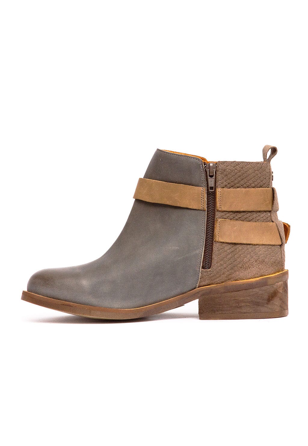 Botin Mujer / Laura Negro Gris Taupe BOTINES Giani Dafirenze