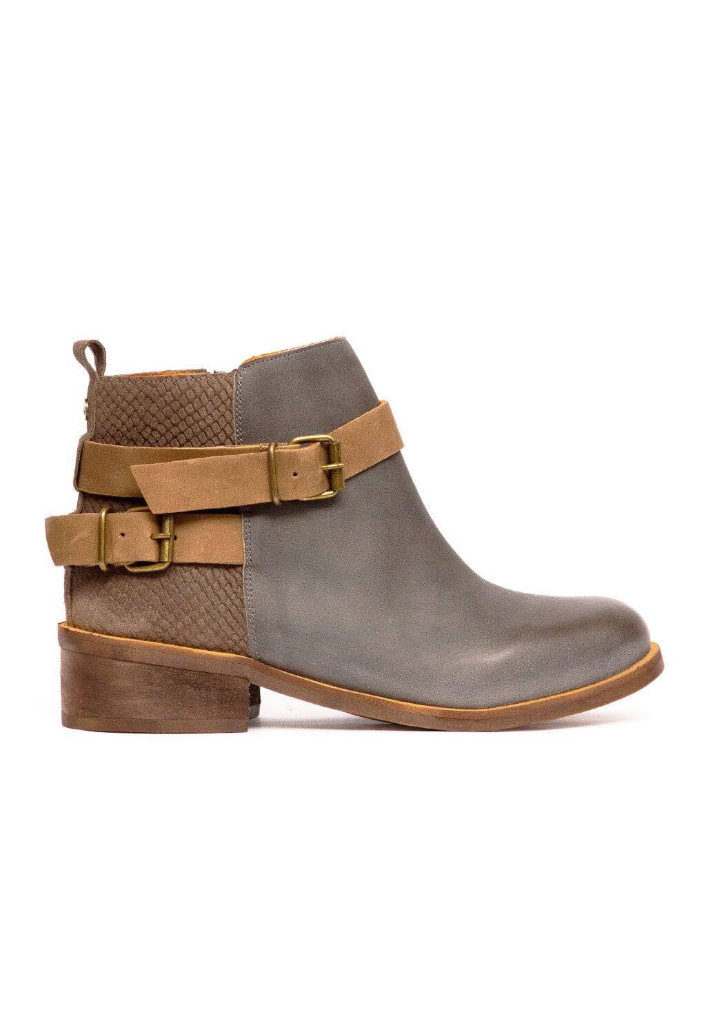 Botin Mujer / Laura Negro Gris Taupe BOTINES Giani Dafirenze