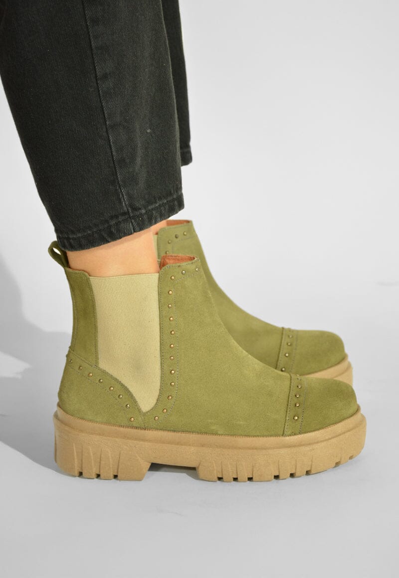 Botin Mujer / Onix Verde BOTINES Giani Dafirenze