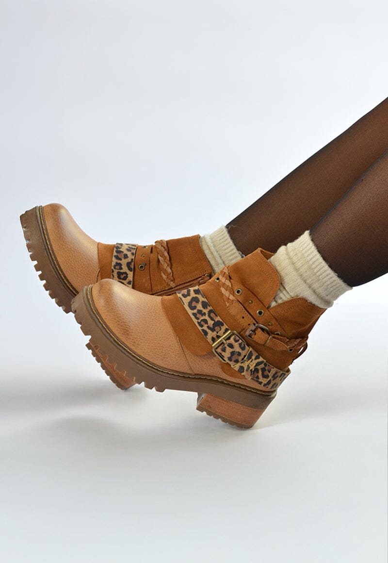 Botin Mujer / Queltehue Camel BOTINES Giani Dafirenze