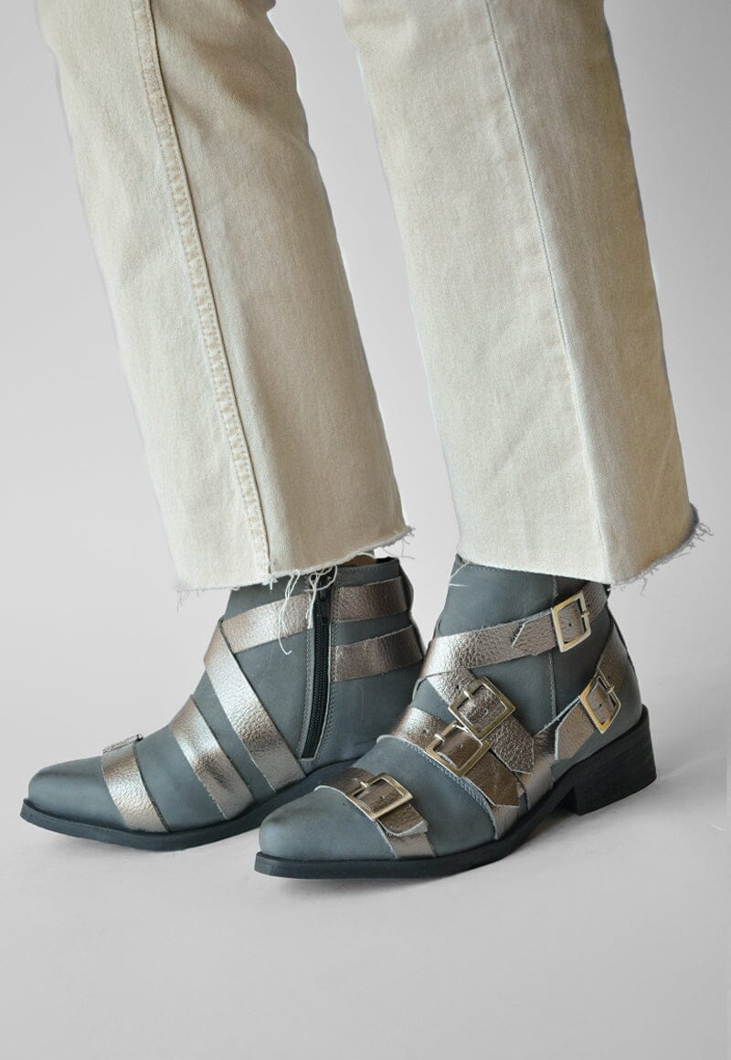 Botin Mujer / Zaha Gris BOTINES Giani Dafirenze