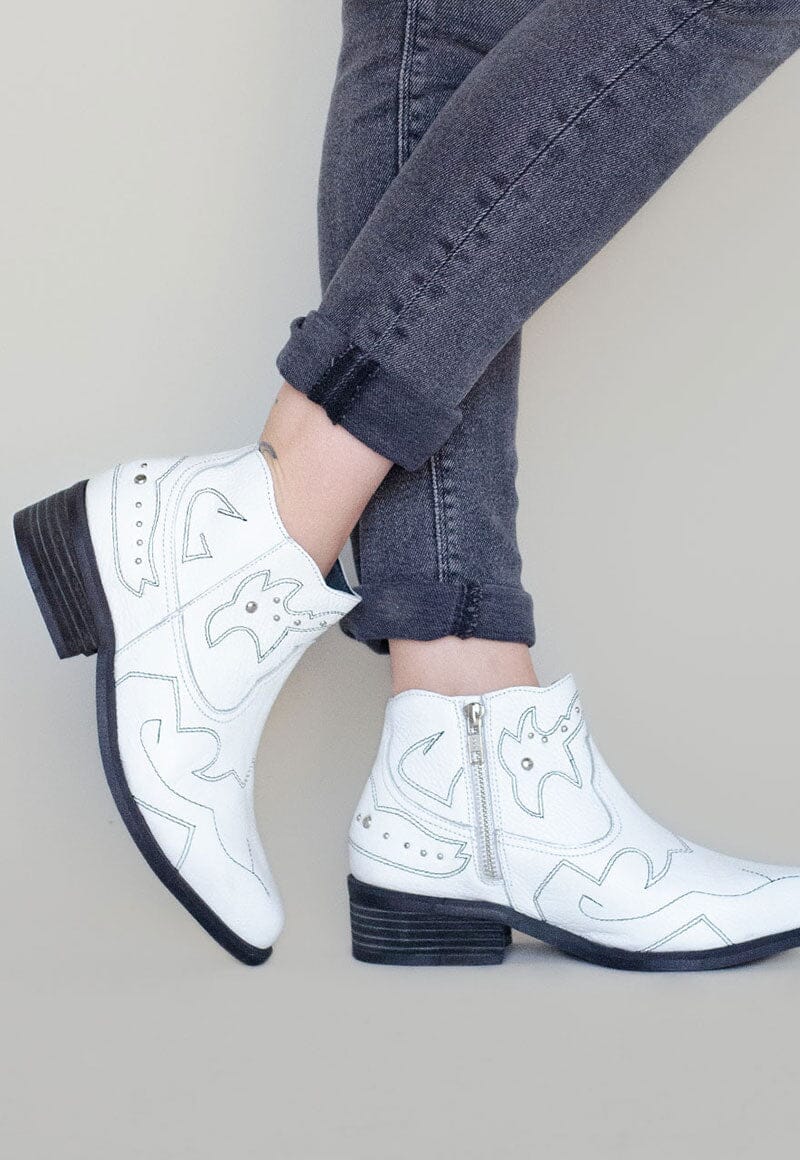 Botin Mujer / Zapador Blanco BOTINES Giani Dafirenze