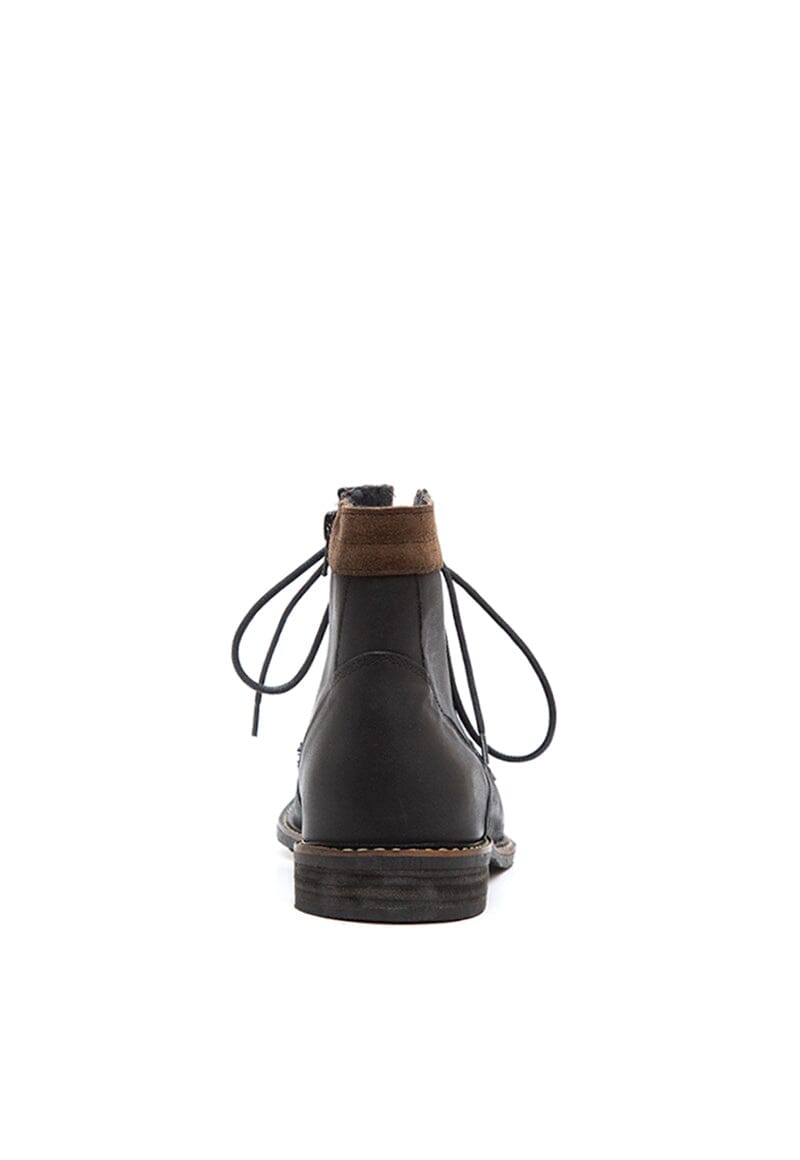 Botines Hombre / Bolano Negro Taupe Botines Dafirenze