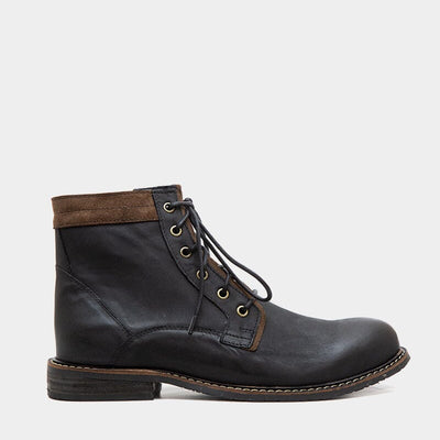 Botines Hombre / Bolano Negro Taupe