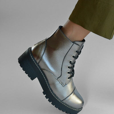 Botin Mujer / Tiuque Metálico