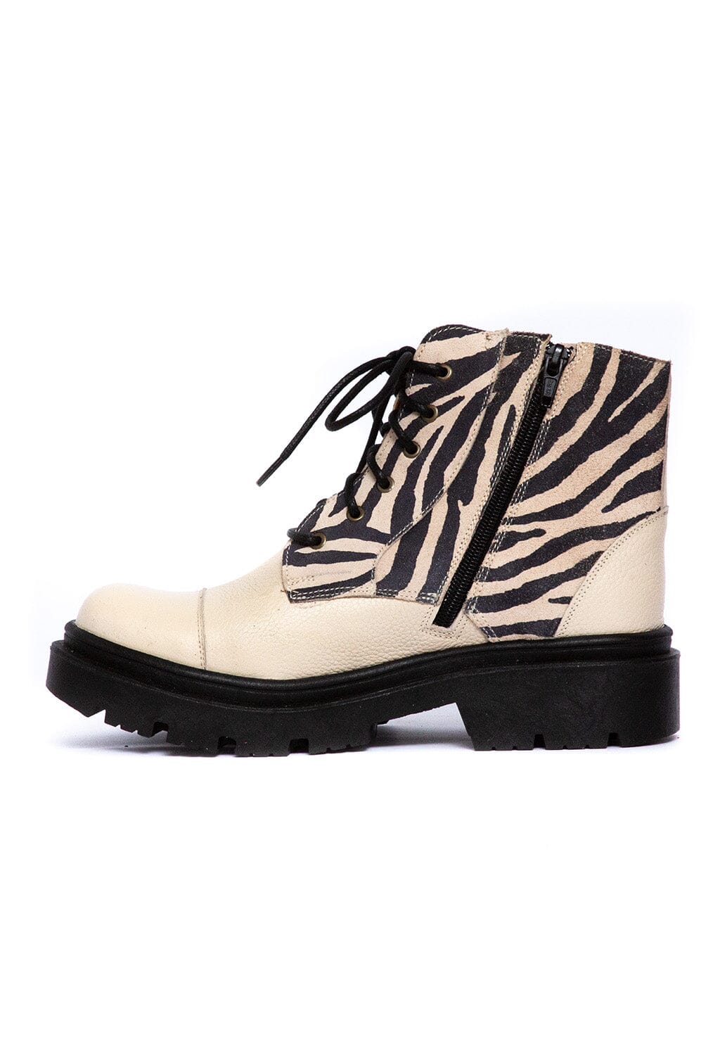 Botines Mujer / Tiuque Zebra Blanco BOTINES Giani Dafirenze