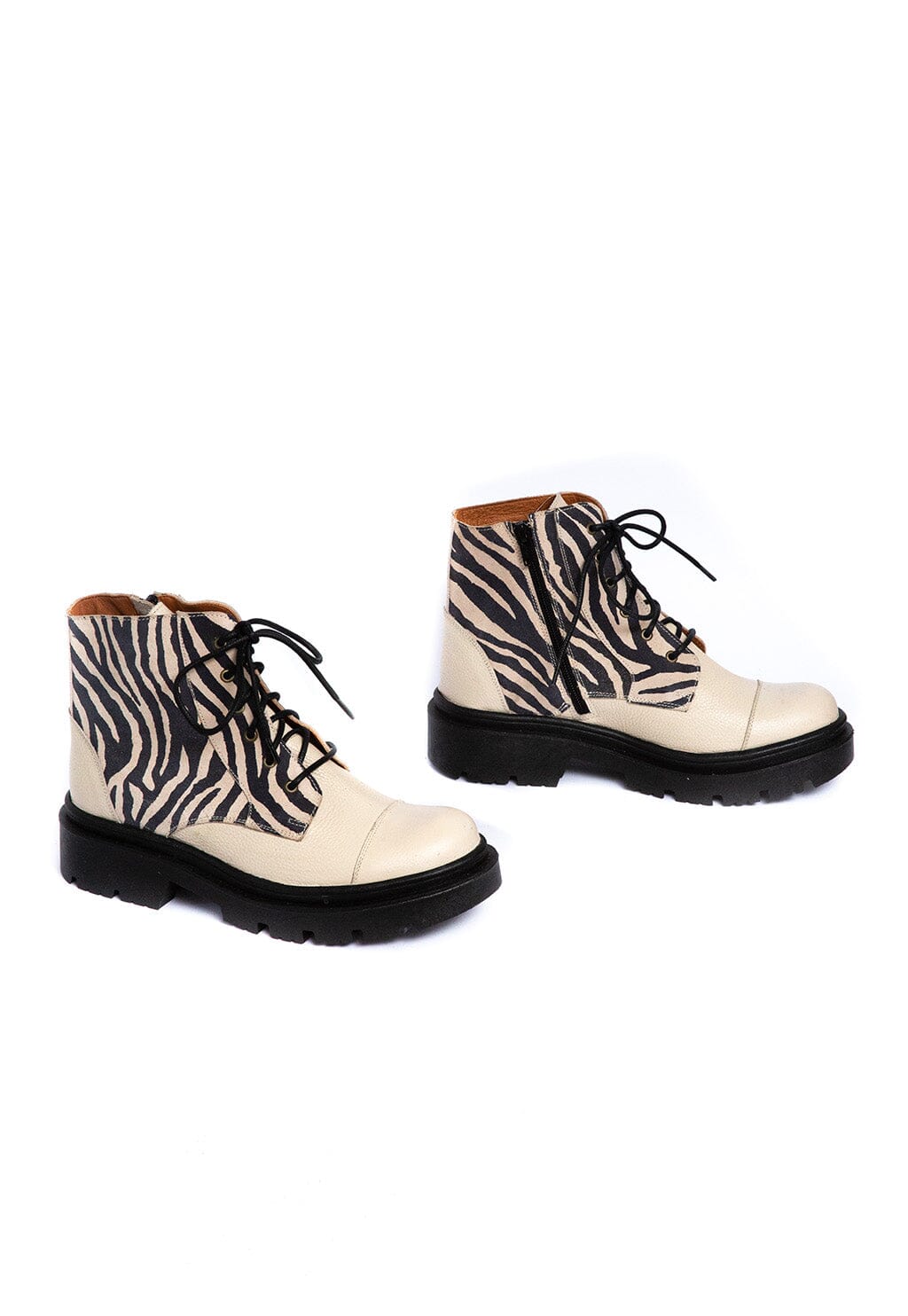 Botines Mujer / Tiuque Zebra Blanco BOTINES Giani Dafirenze
