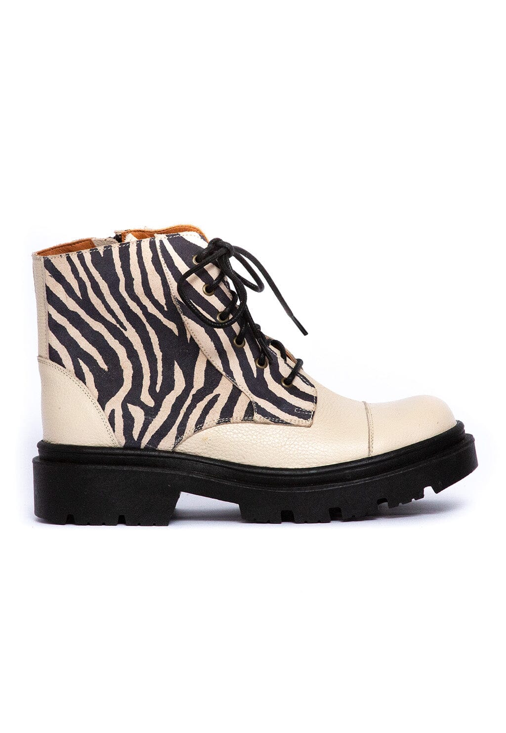 Botines Mujer / Tiuque Zebra Blanco BOTINES Giani Dafirenze