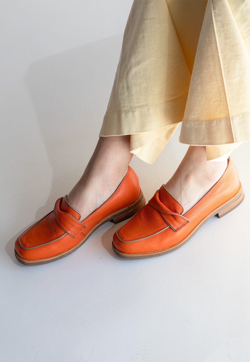 Mocasin Mujer / Capri Naranjo MOCASINES Giani Dafirenze