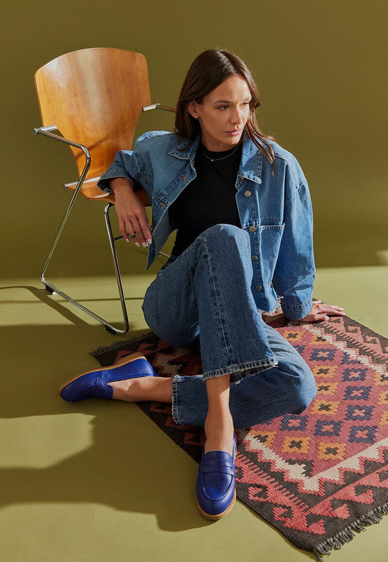 Mocasin Mujer / Coligue Azul MOCASINES Giani Dafirenze