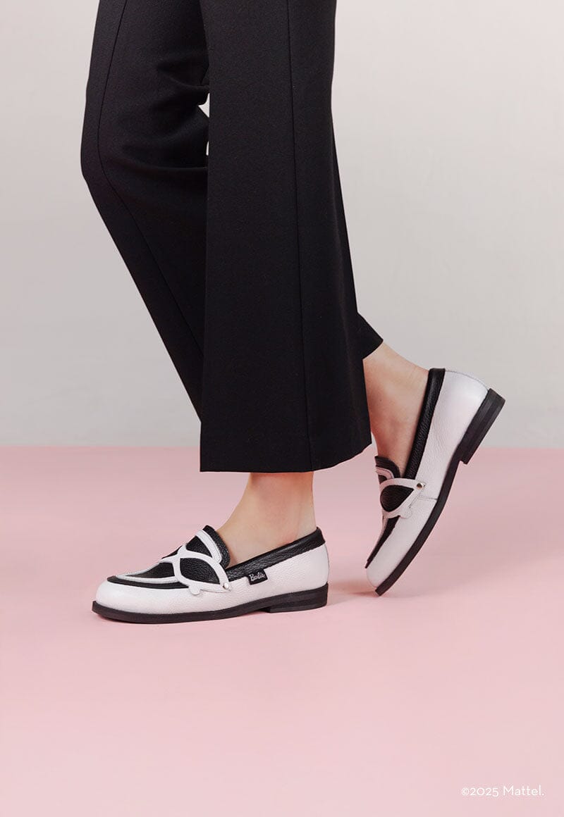 Mocasin Mujer / Kitty Negro Blanco MOCASINES Giani Dafirenze