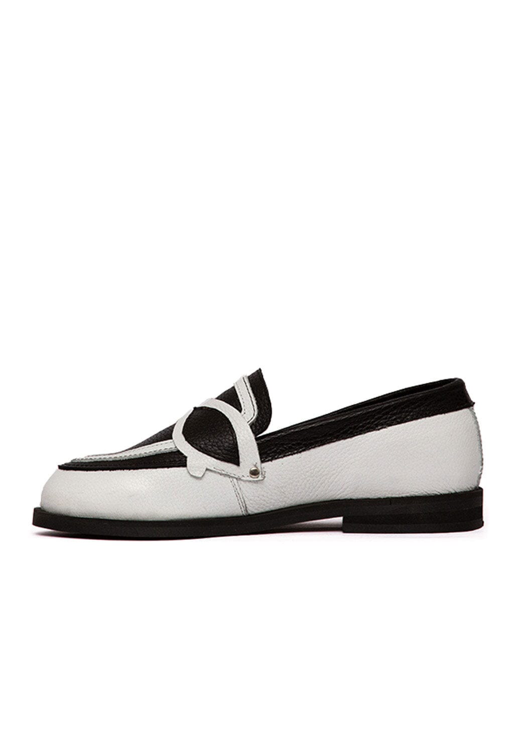 Mocasin Mujer / Kitty Negro Blanco MOCASINES Giani Dafirenze