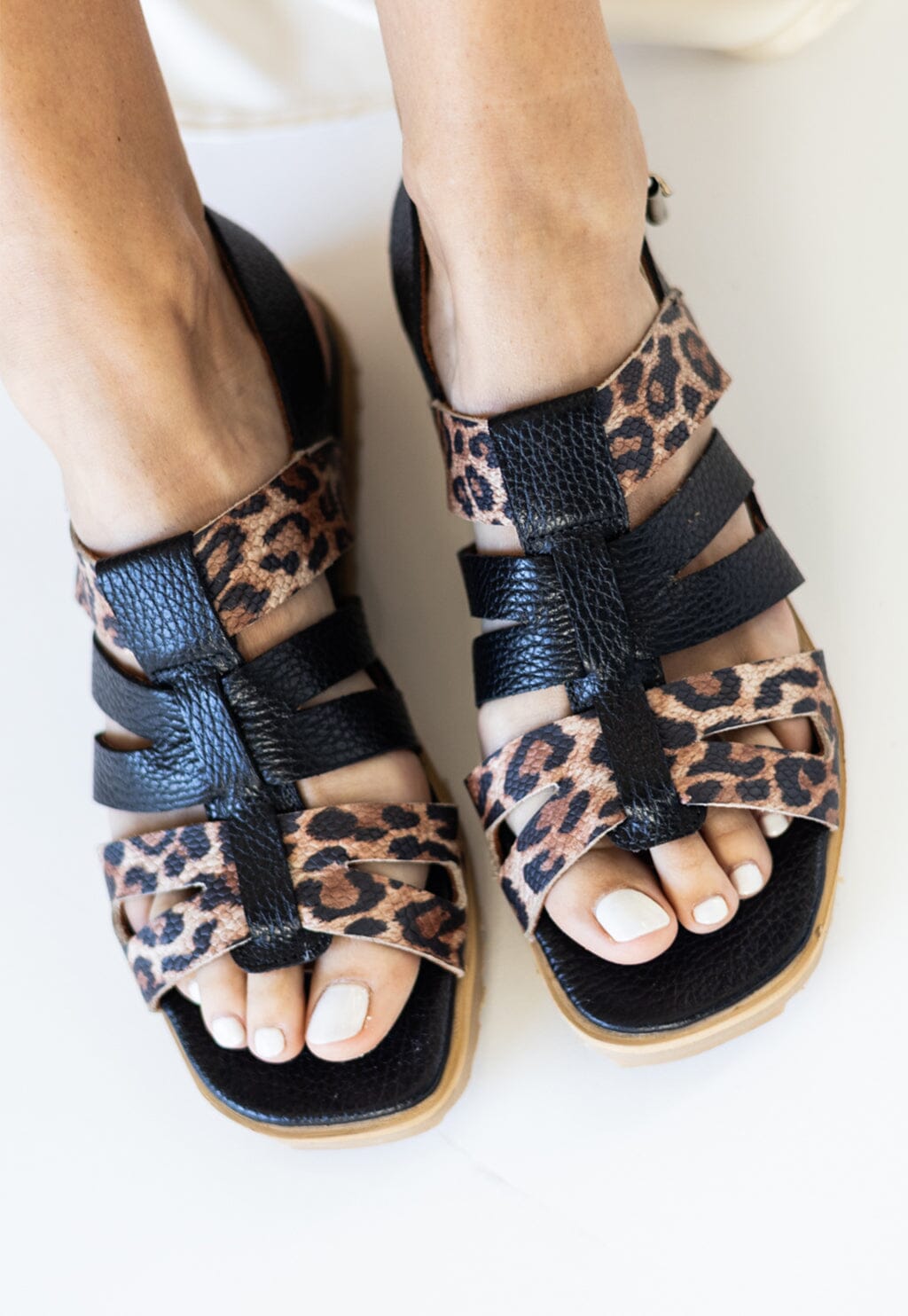 Sandalia Mujer / Antibes Negro Print SANDALIAS Giani Dafirenze