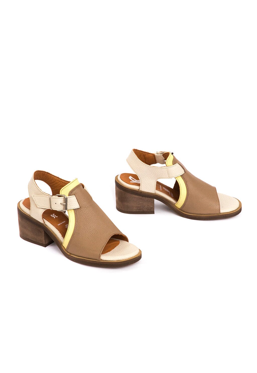 Sandalia Mujer / Guanay Cafe Amarillo SANDALIAS Giani Dafirenze