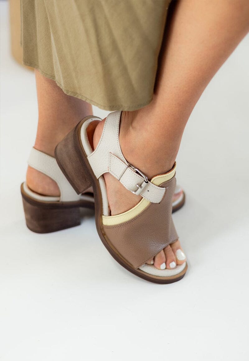 Sandalia Mujer / Guanay Cafe Amarillo SANDALIAS Giani Dafirenze