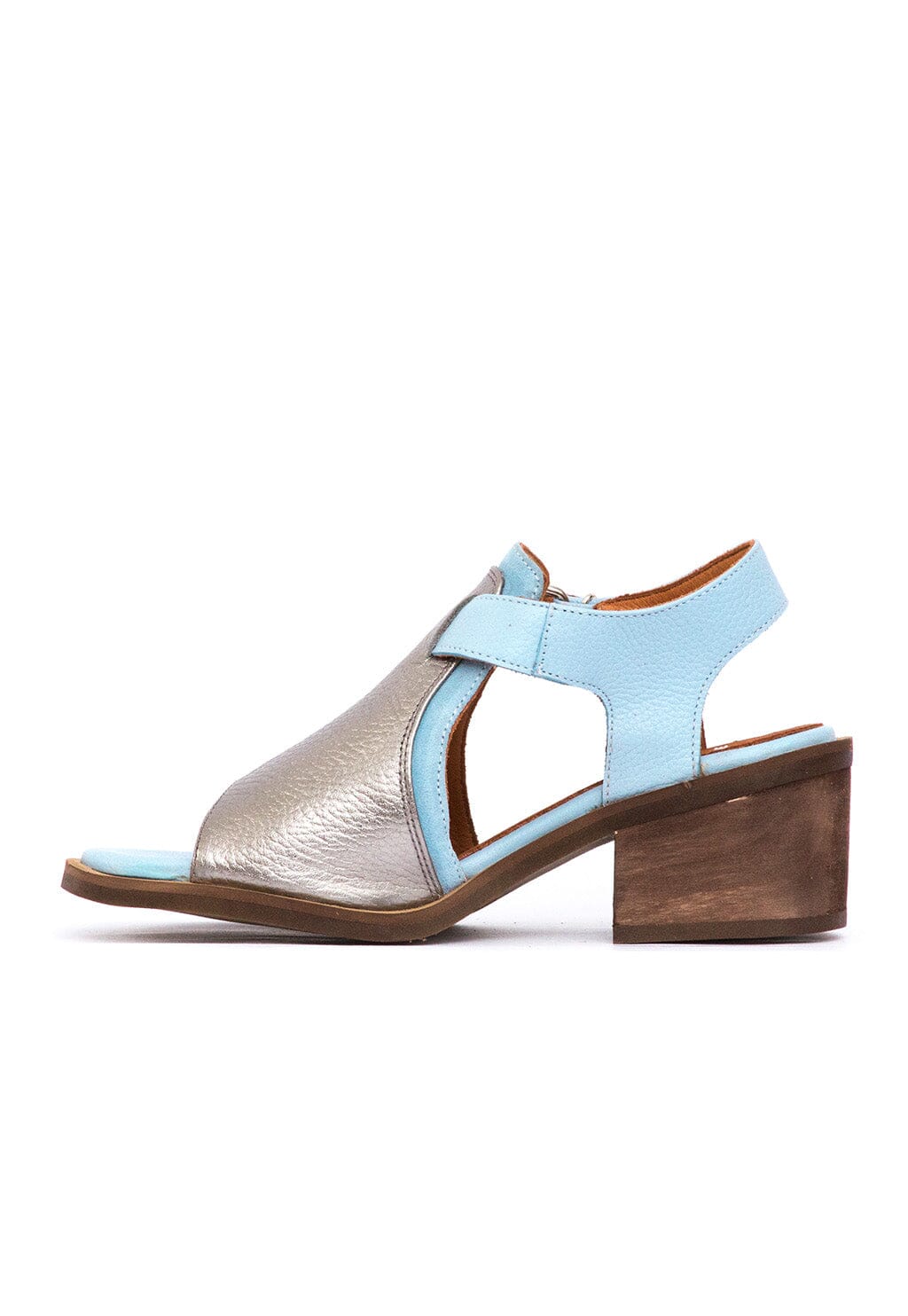 Sandalia Mujer / Guanay Metalico Celeste SANDALIAS Giani Dafirenze