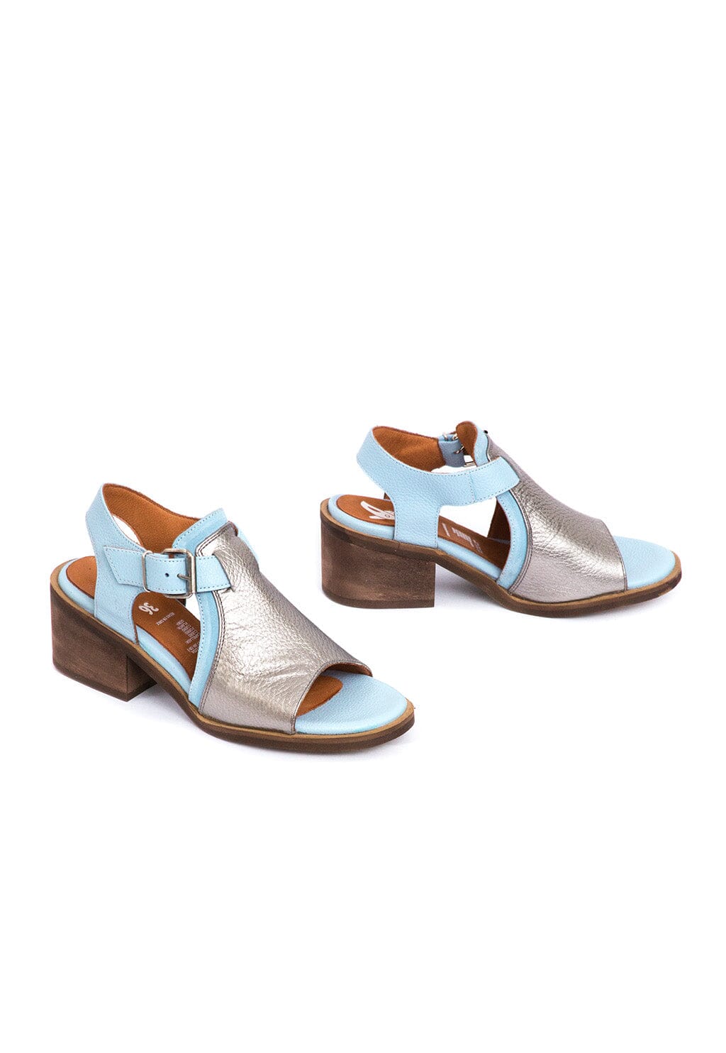 Sandalia Mujer / Guanay Metalico Celeste SANDALIAS Giani Dafirenze