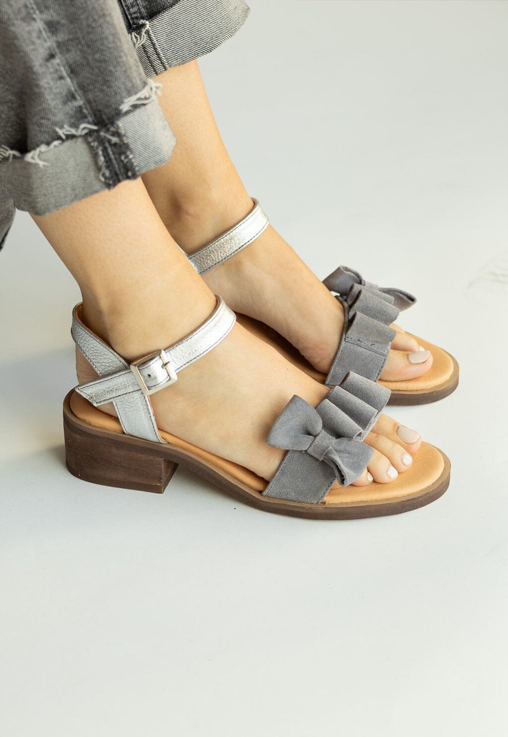 Sandalia Mujer / Nogal Gris SANDALIAS Giani Dafirenze