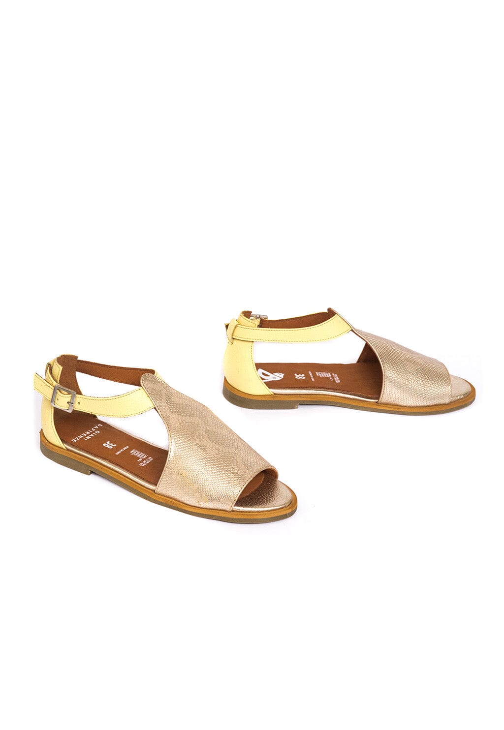 Sandalia Mujer / Oliva Niquel Amarillo SANDALIAS Giani Dafirenze