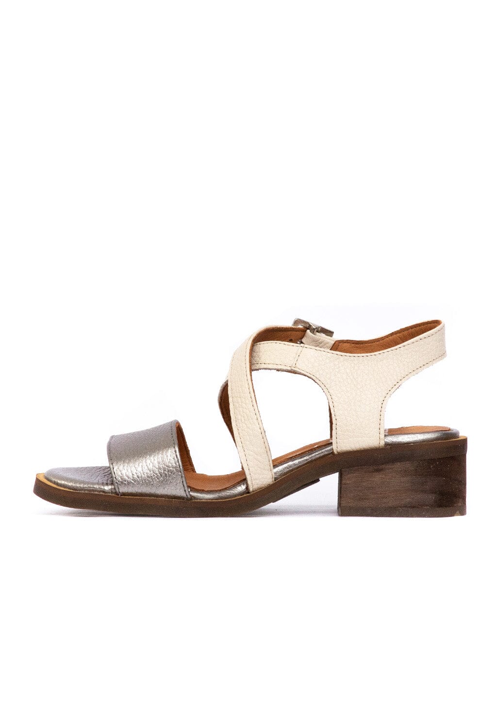 Sandalia Mujer / Salteador Metálico Beige SANDALIAS Giani Dafirenze
