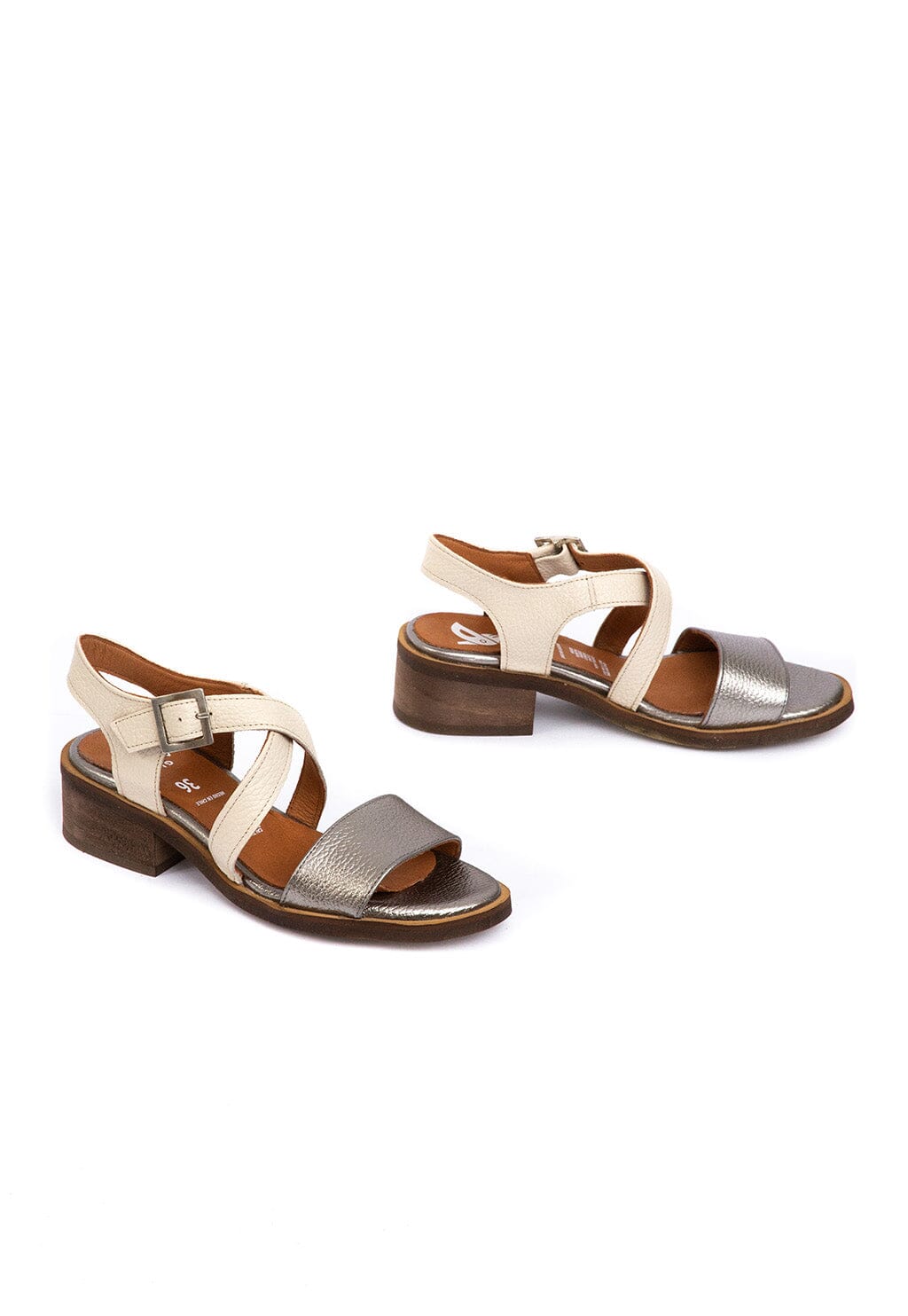 Sandalia Mujer / Salteador Metálico Beige SANDALIAS Giani Dafirenze