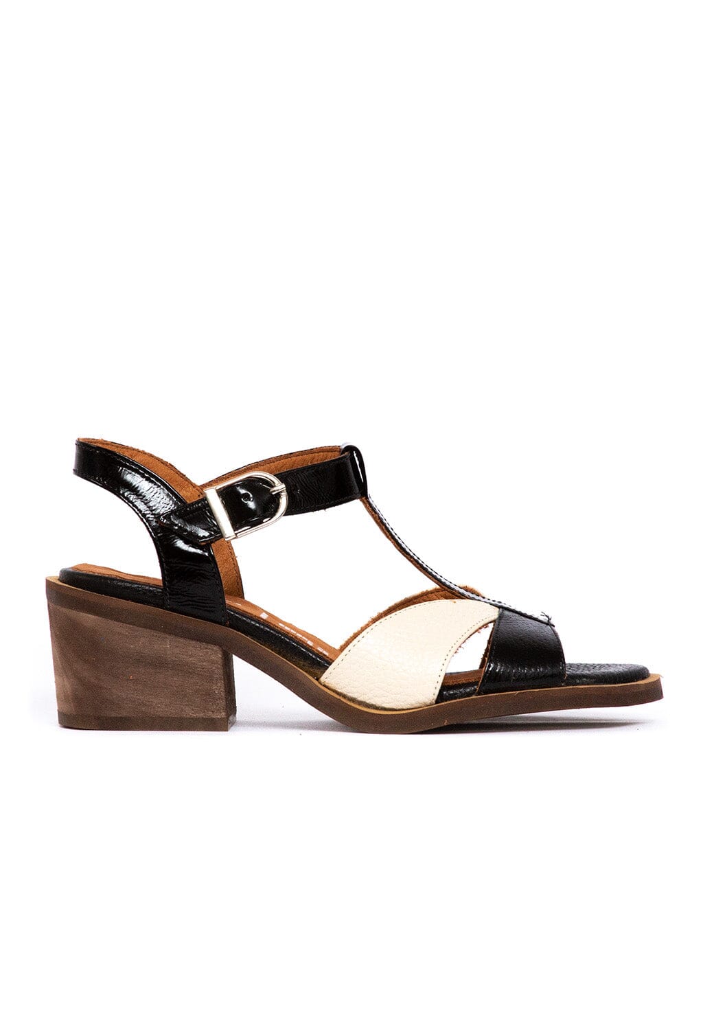 Sandalia Mujer / Sauco Negro Beige SANDALIAS Giani Dafirenze