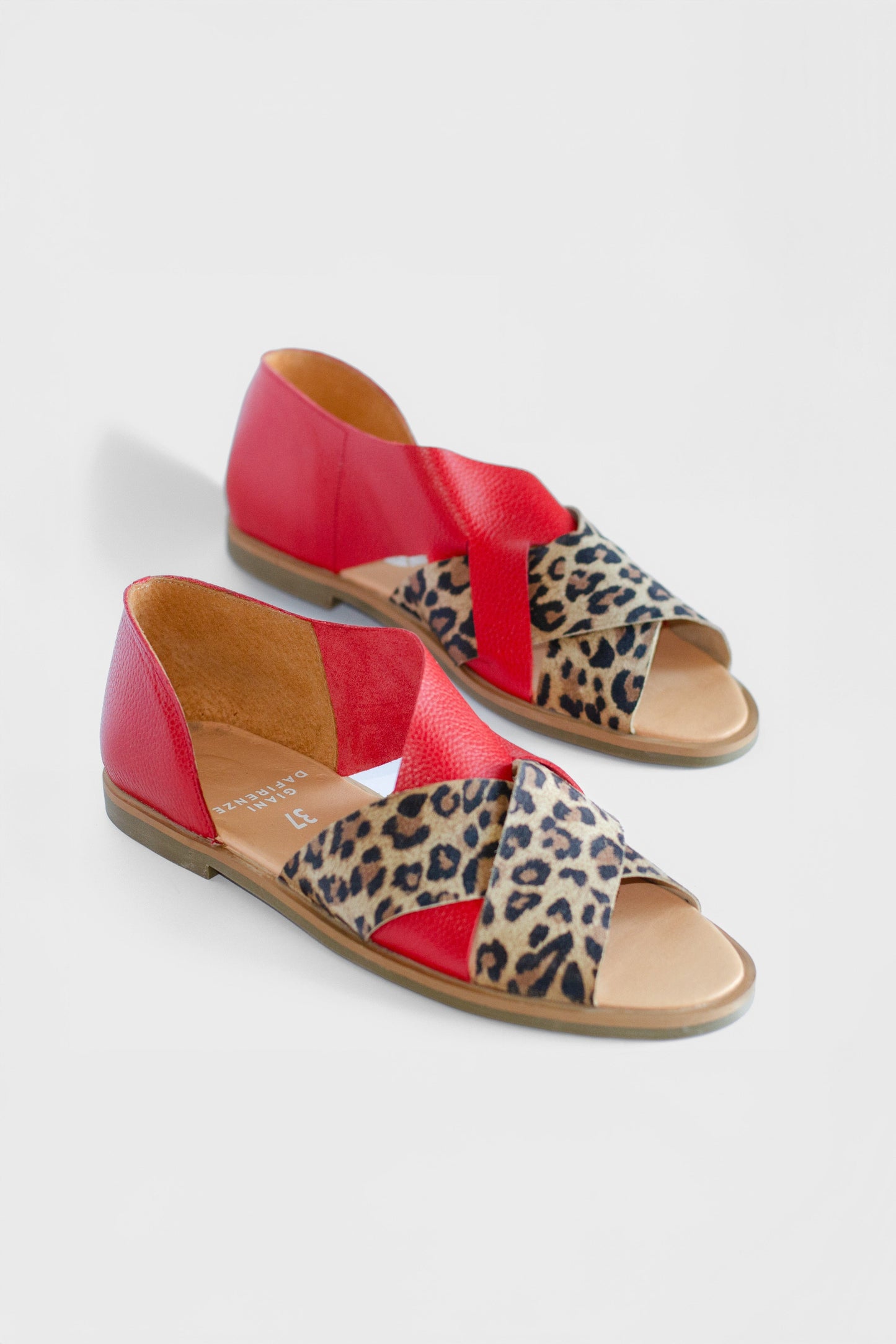 Sandalia Mujer / Socaire Leopardo Rojo SANDALIAS Giani Dafirenze