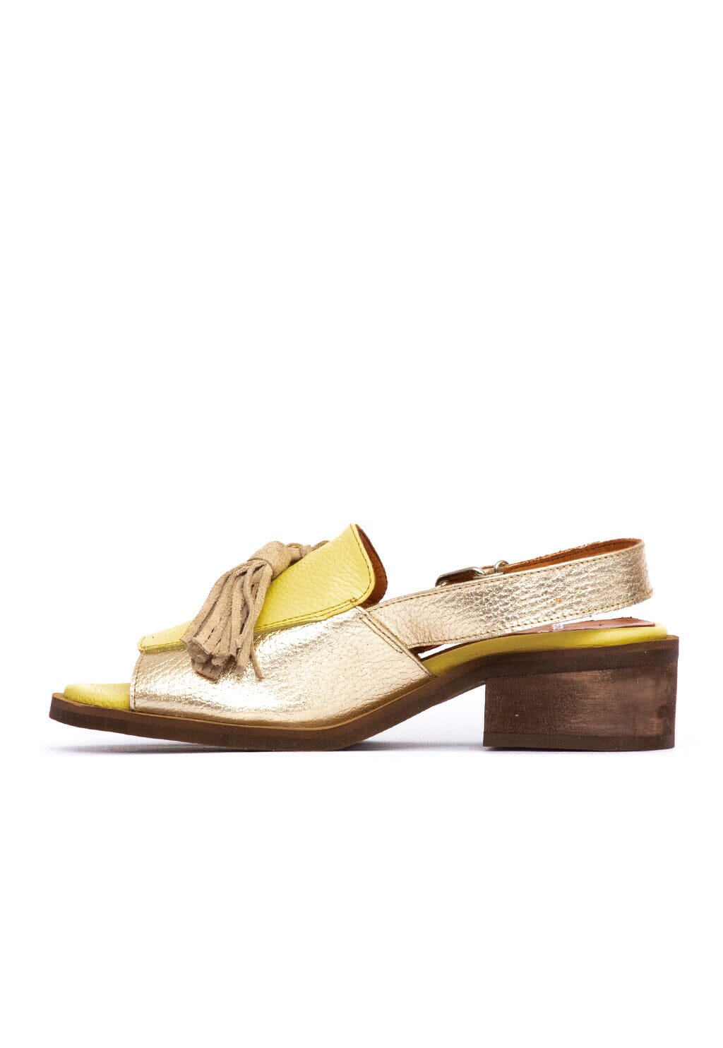 Sandalia Mujer / Sole Amarillo Niquel SANDALIAS Giani Dafirenze